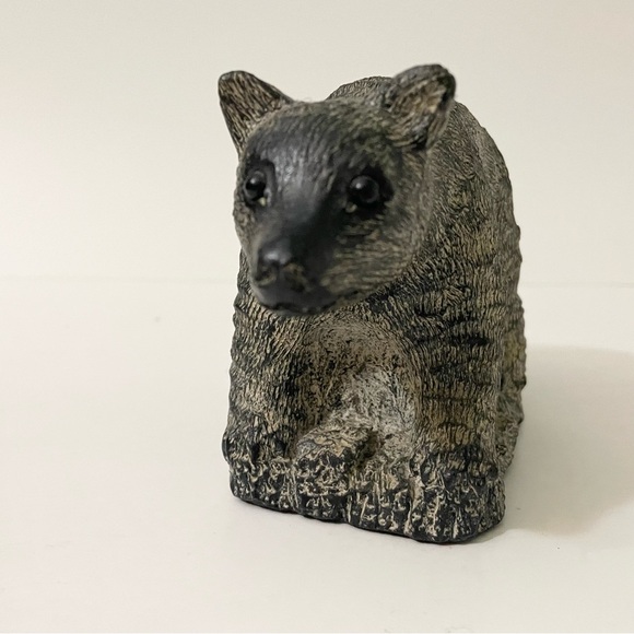Edmund Wolf Sculpture Bear Stone Figure 4.5” Tall - Picture 14 of 16